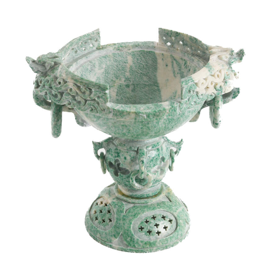 Carved Jade Incense Censer Burner-4