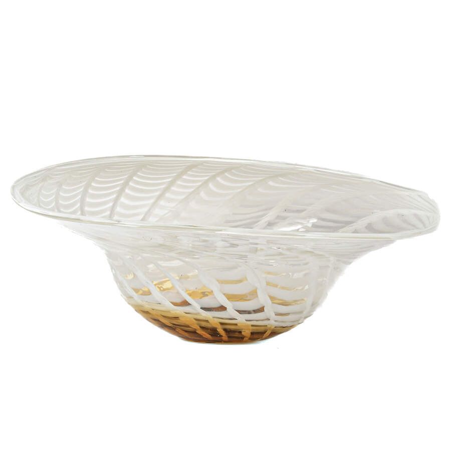 Italian Glass Center Bowl-2