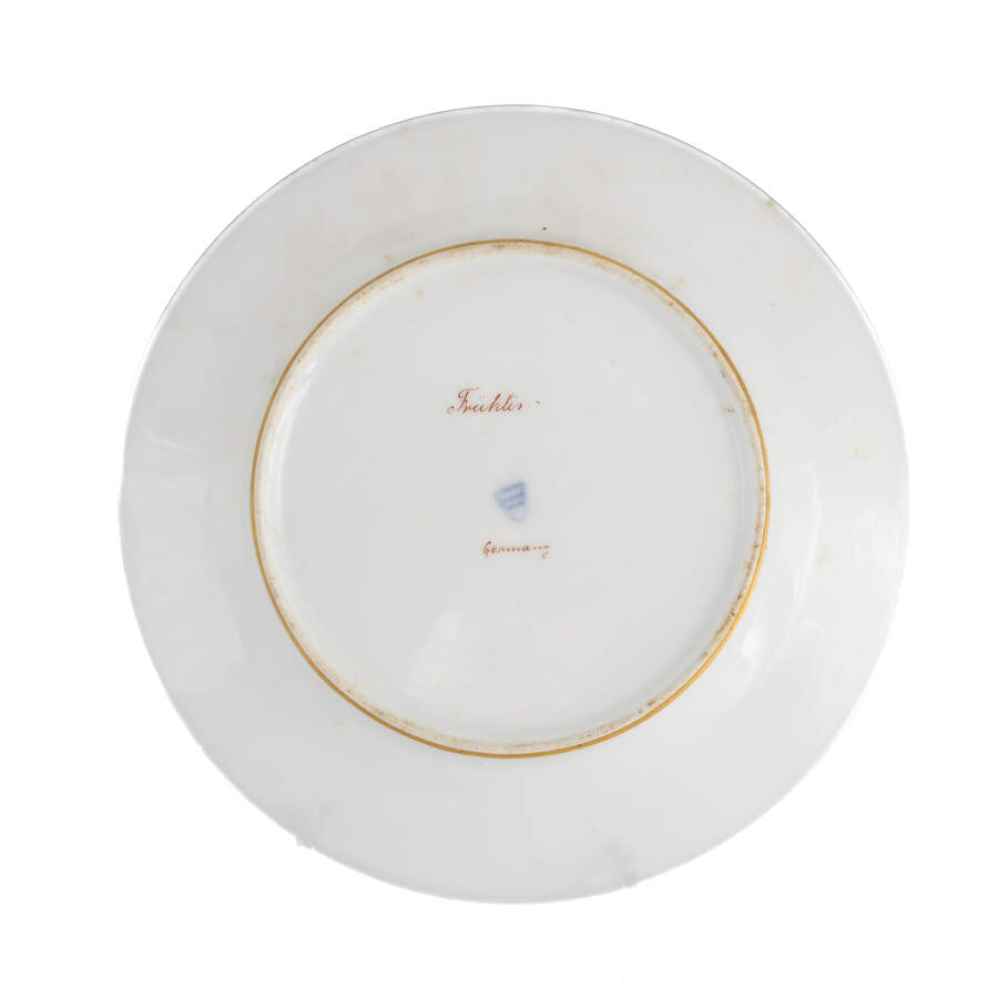 Antique Royal Vienna Hand-Painted "Fruhling" Cabinet Plate-4
