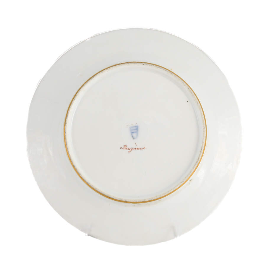 Antique Royal Vienna Hand-Painted Portrait "Baigneuse" Plate-5