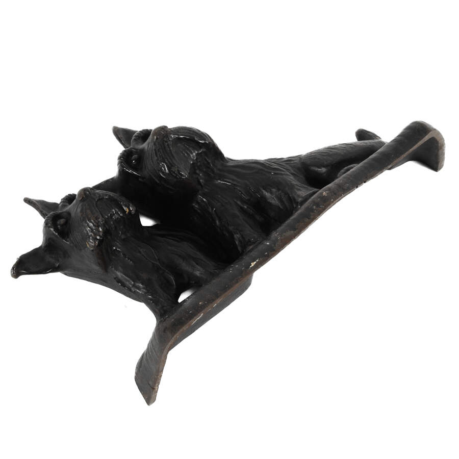 Cast Iron Scotty Dogs Door Stopper-7