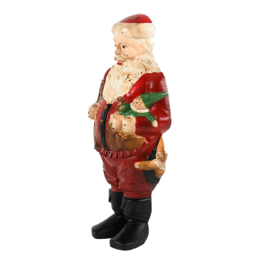 Antique Large Cast Iron Santa Claus-4