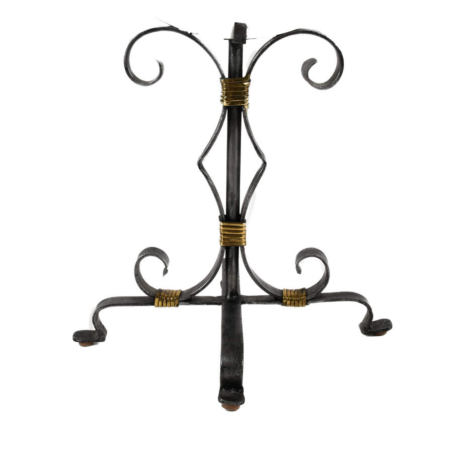 Royal Bonn Marble Roman Soldier Medallion on Stand-3
