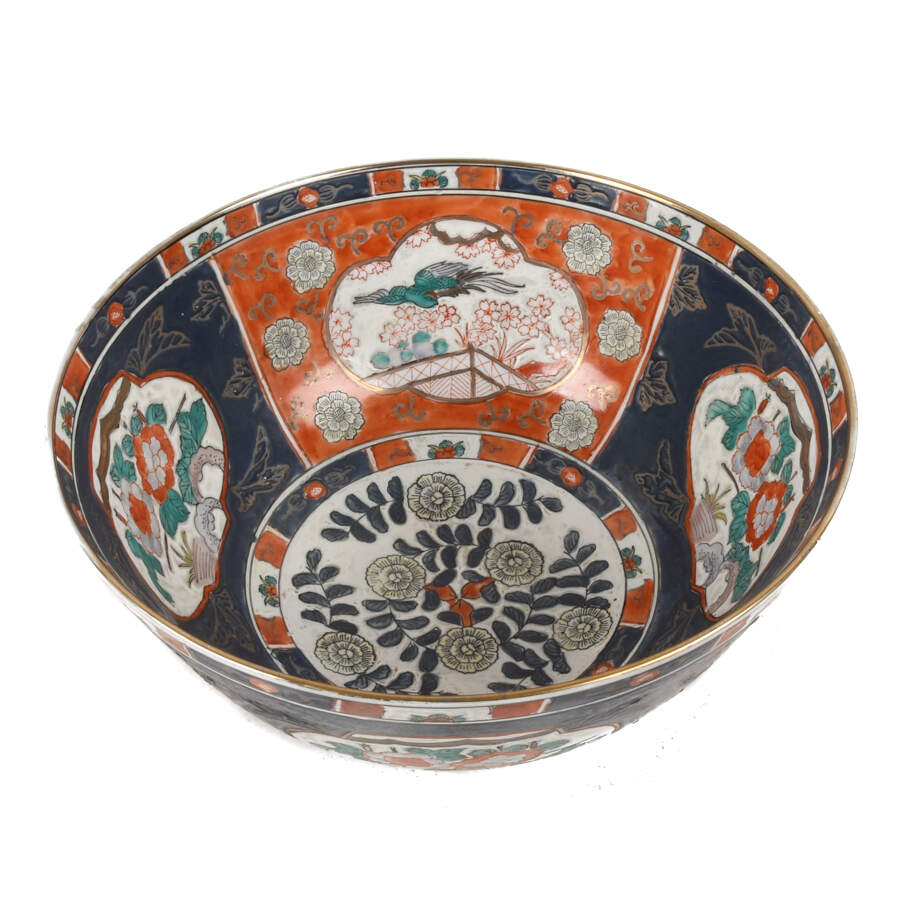 Decorative Accent Japanese Imari Centerbowl-3