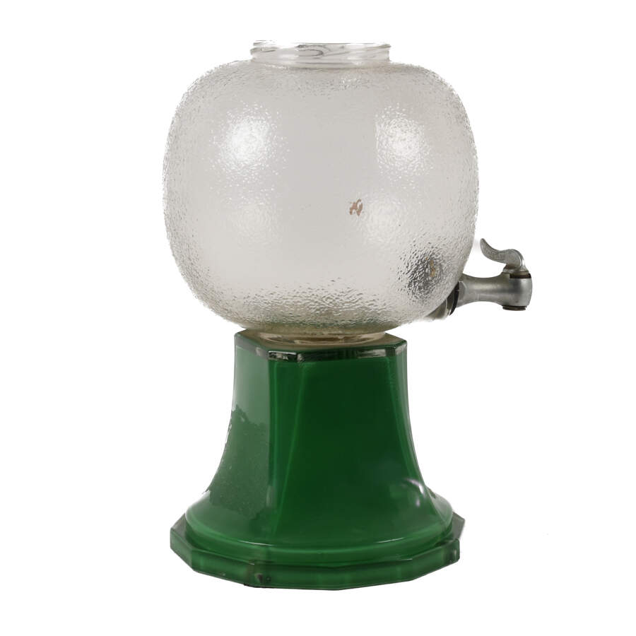 Daggett's Orangeade Glass Syrup Dispenser-4