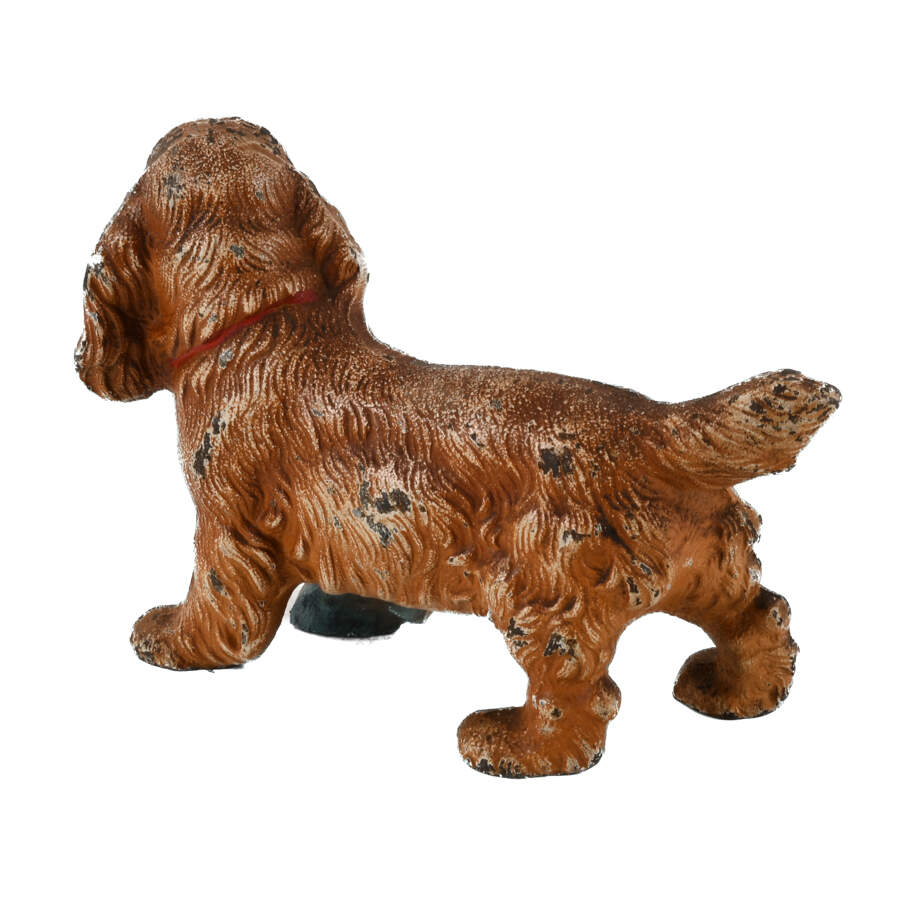 Antique Cast Iron #427 Cocker Spaniel Dog Bookend Attributed to Hubley-5