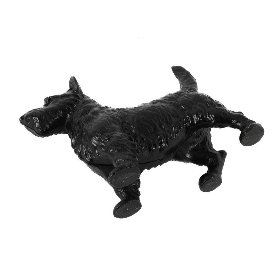 Antique Cast Iron Black Scotty Dog Doorstop-7