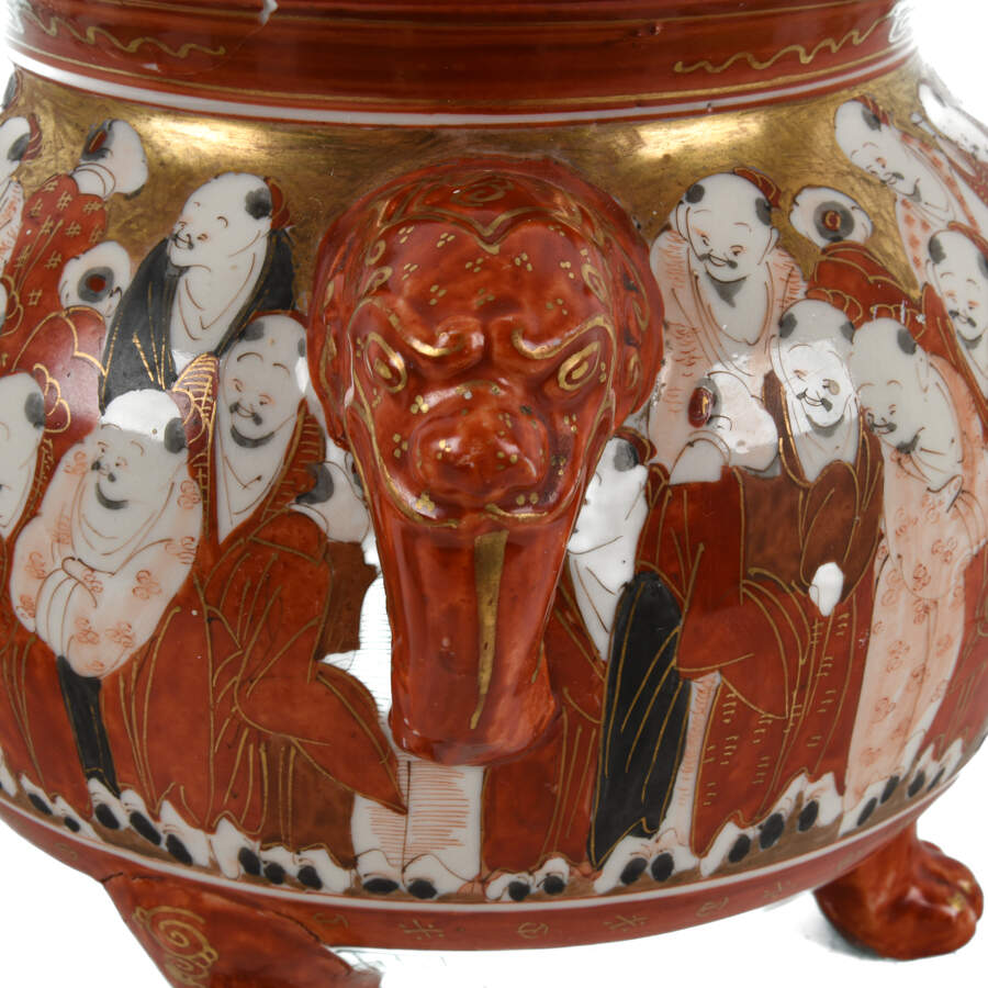 Japanese Kutani Incense Censer Burner-2