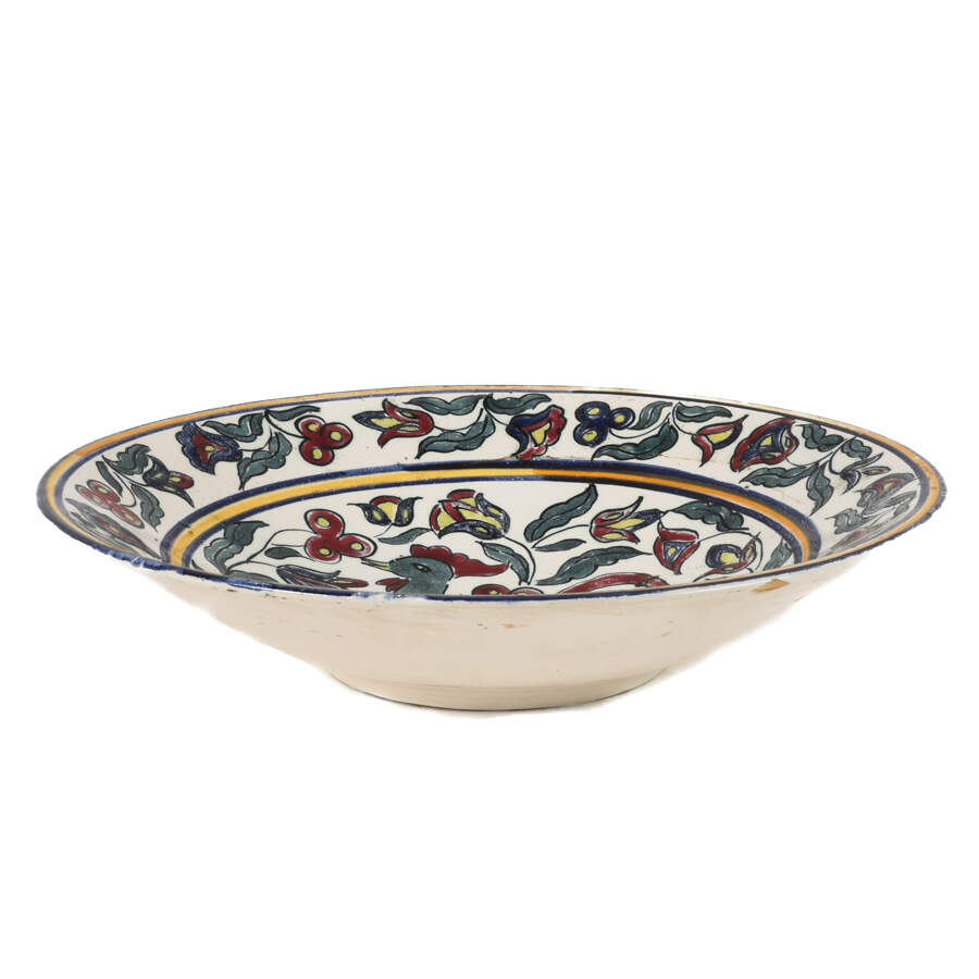 Iznik-Style Pottery Chicken Dish-2