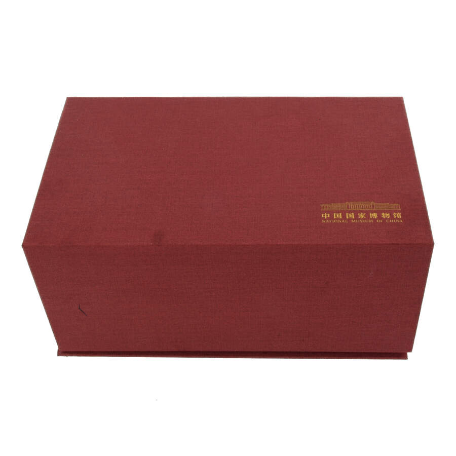 National Museum of China Miniature Hardwood Table with Box-8
