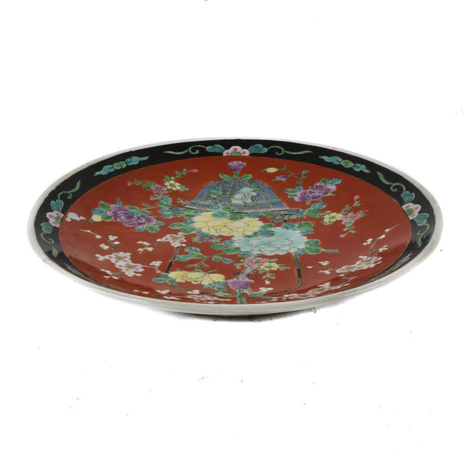 Famille Hing Se Chinese Charger Plate-2