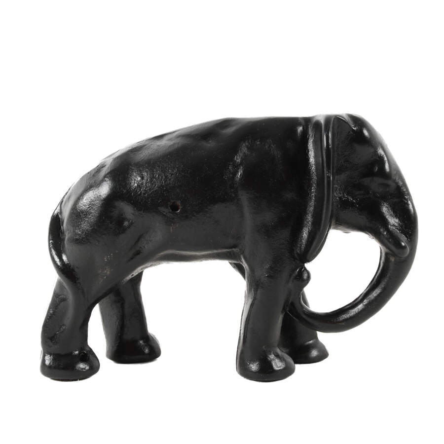 Cast Iron Art Deco Elephant Doorstop-2