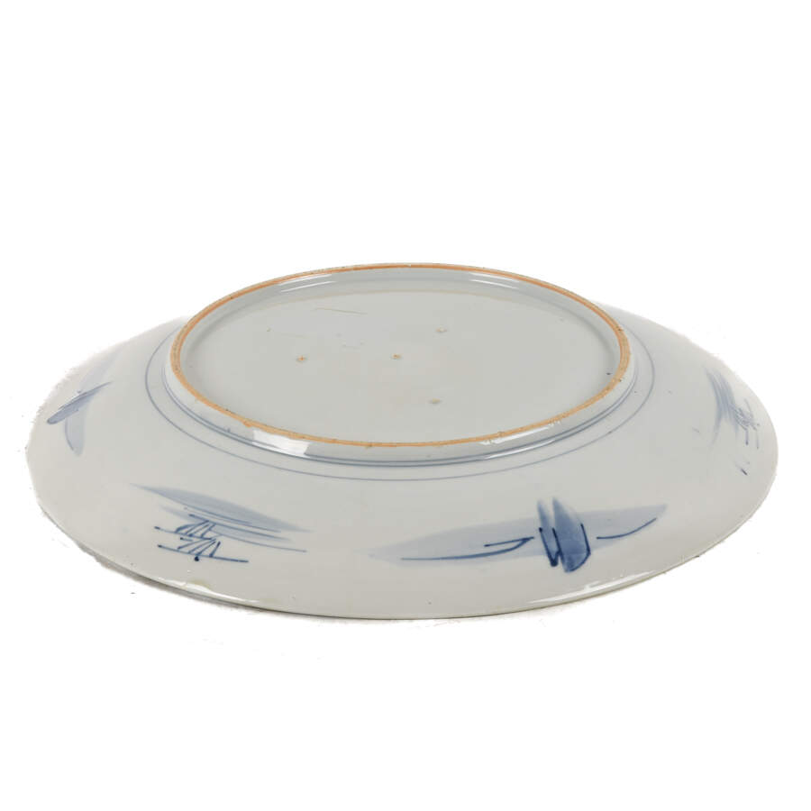 Chinese Large Blue and White Porcelain Charger-5
