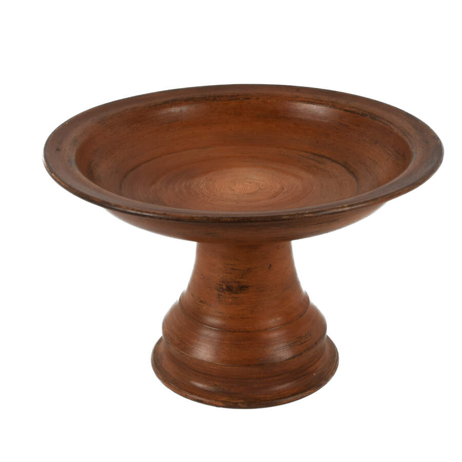 Italian Decorative Pottery Centerpiece Riser-2