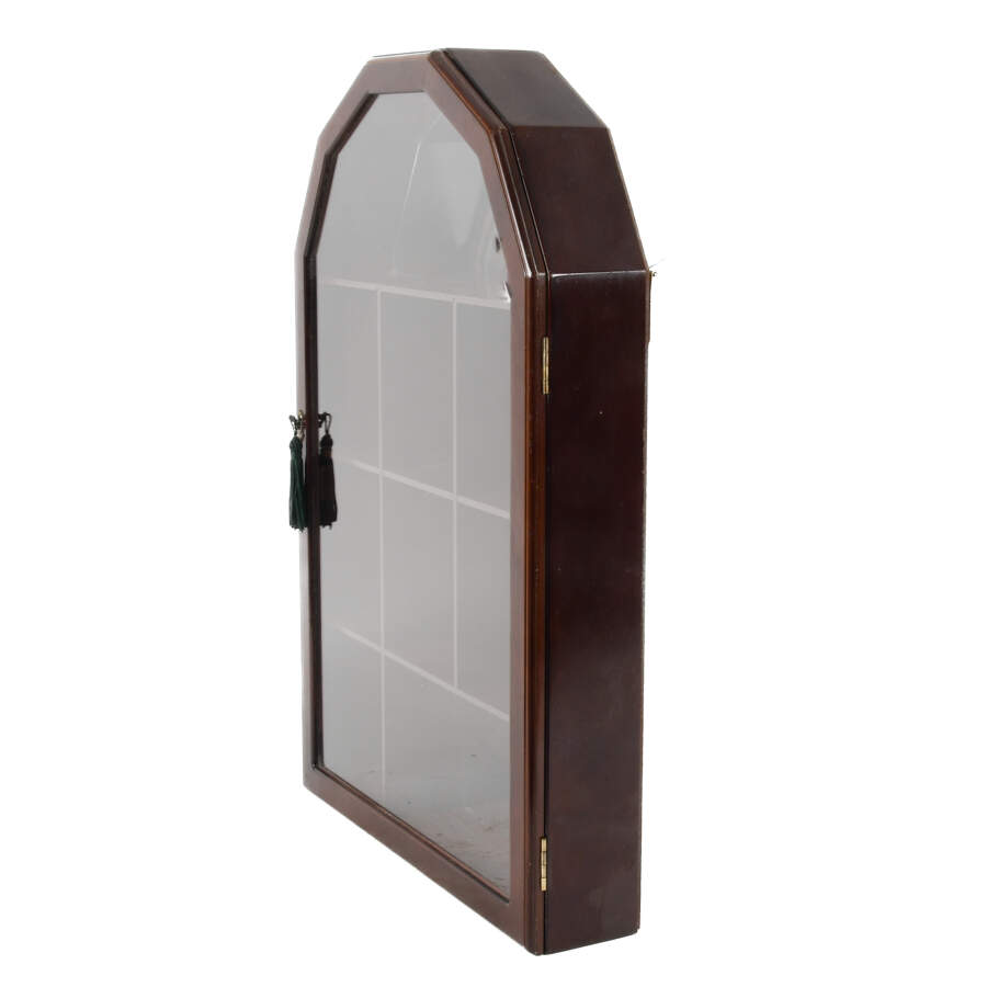 Wall-Hanging Hexagon-Shaped Display Case-4