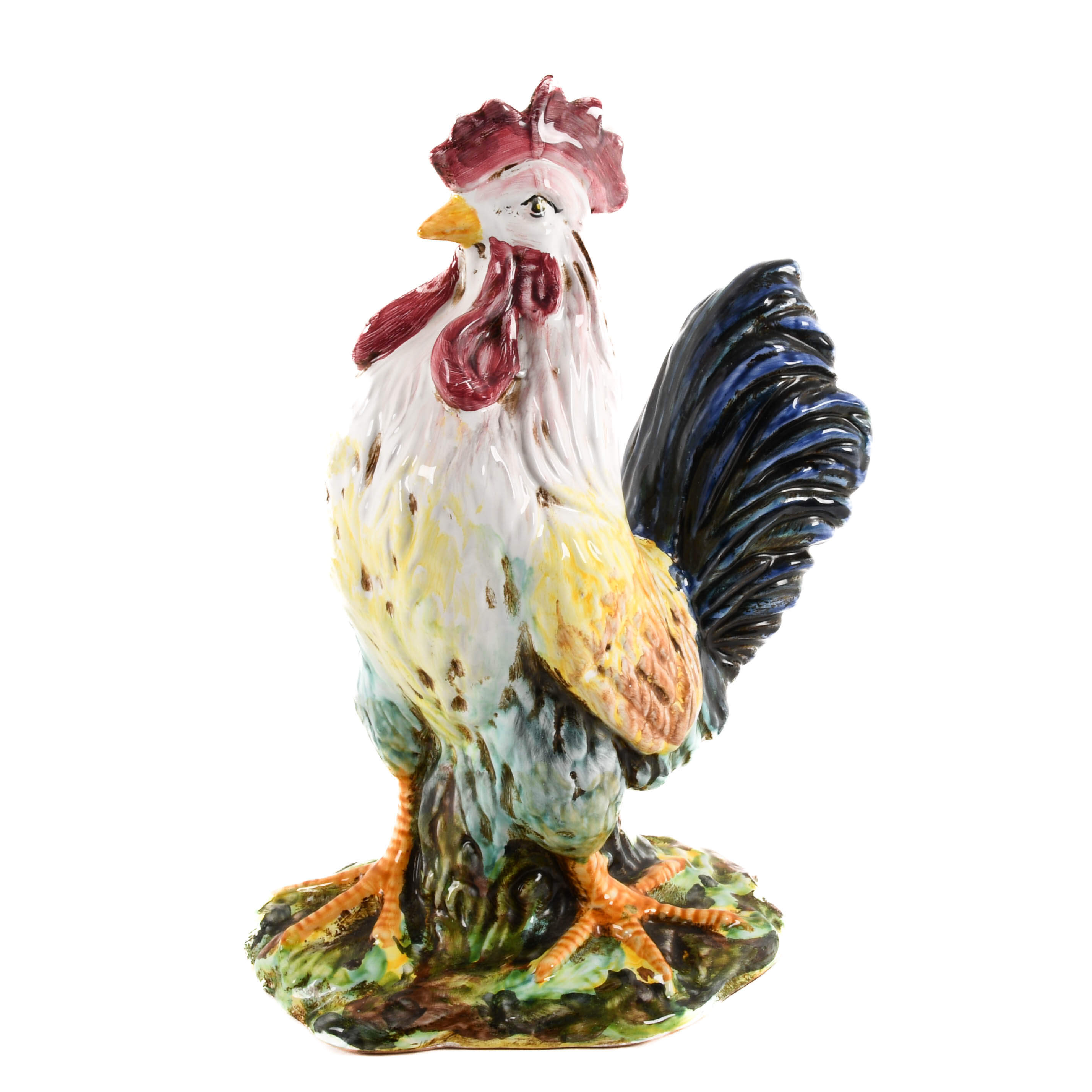 Italian Majolica Rooster-2