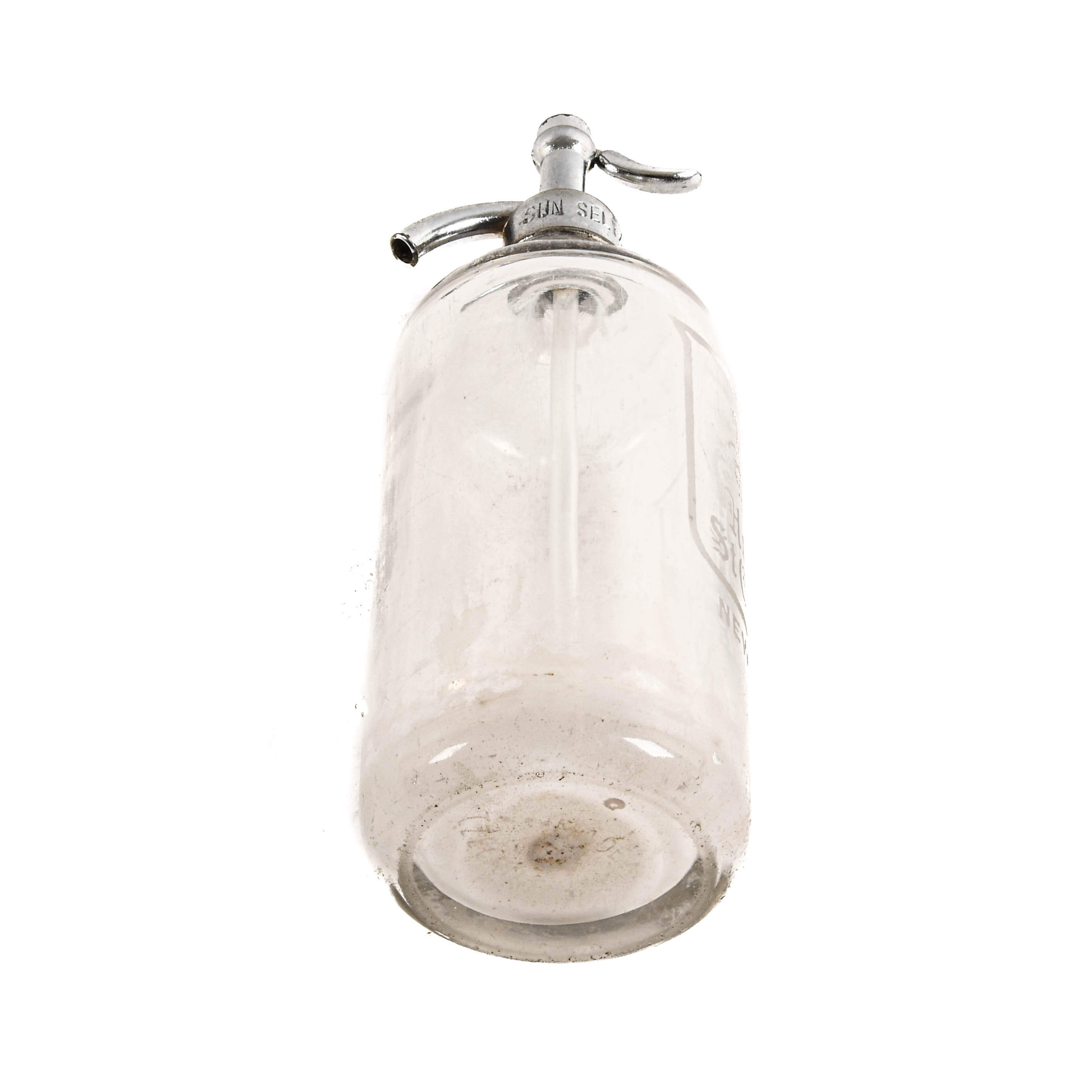 Hotel St. George Heavy Glass Seltzer Bottle-4