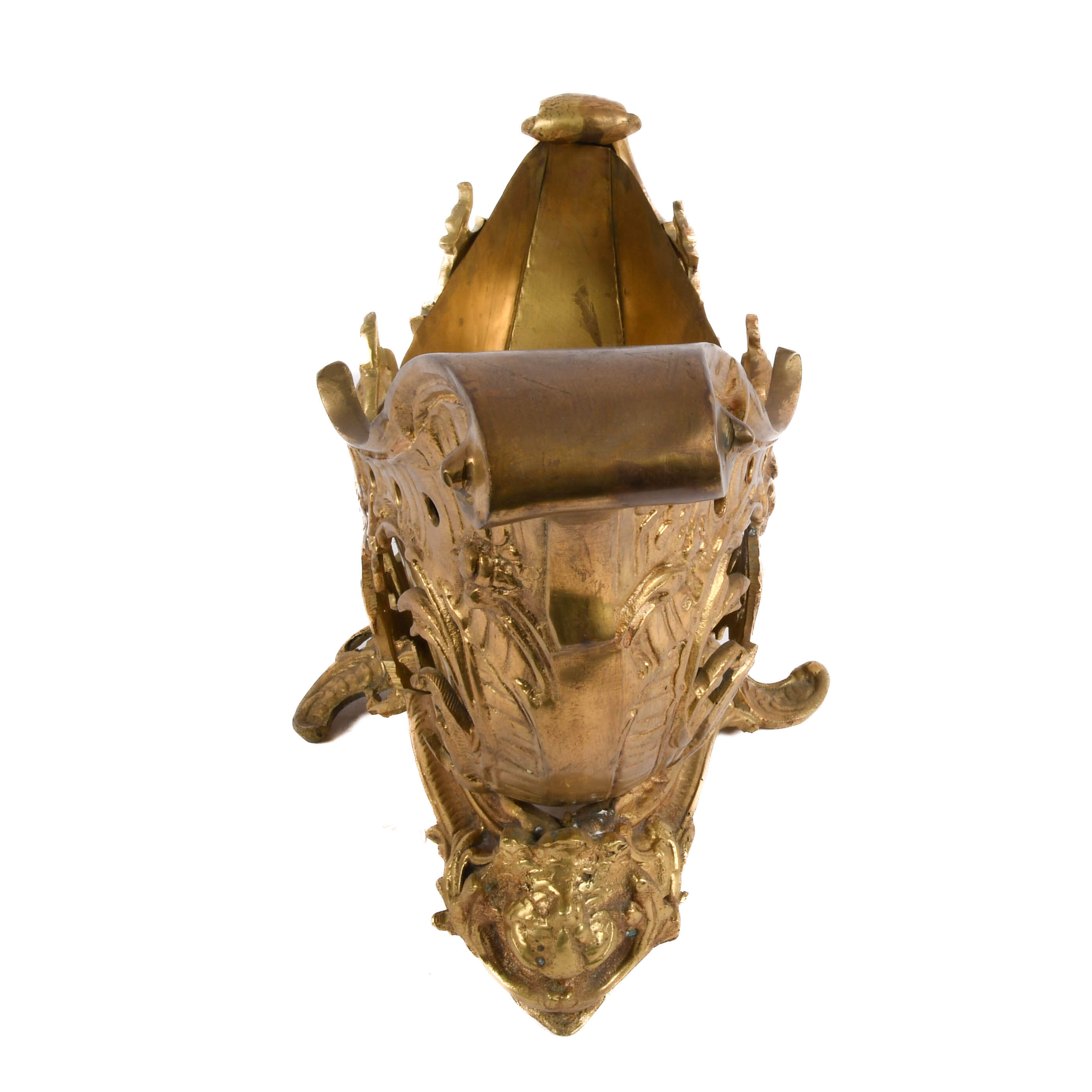 Antique Bronze Gilt Figural Centerpiece-3
