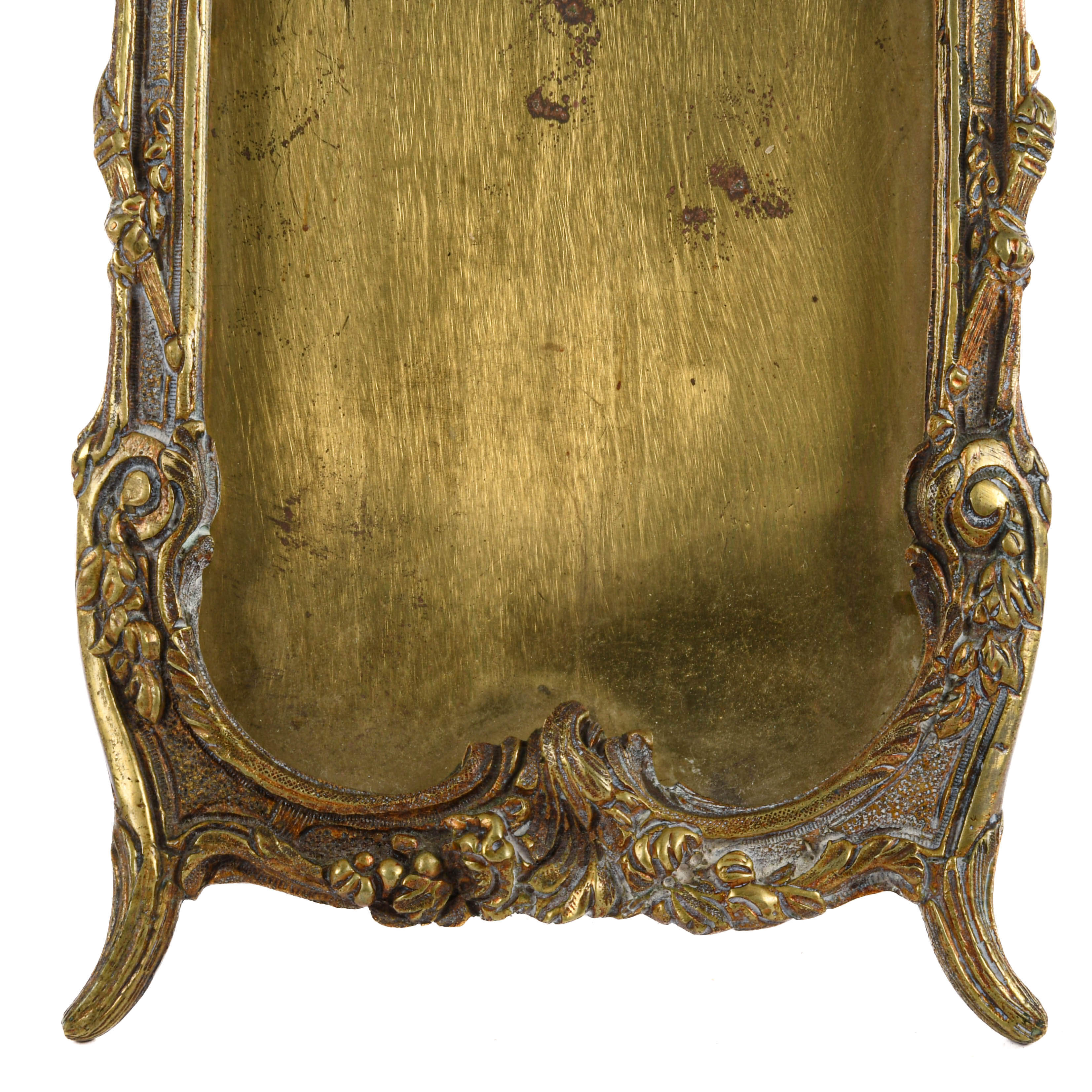 Ornate Bronze Victorian Picture Frame-3