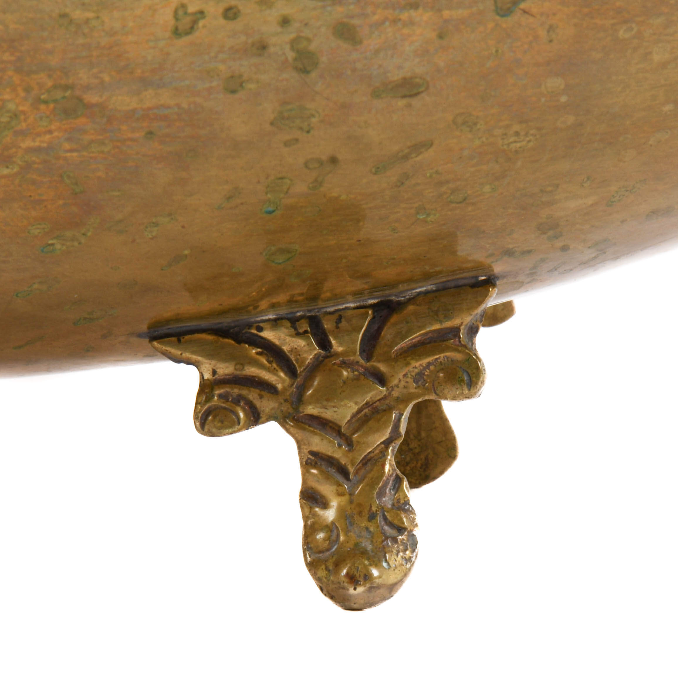 Brass Footed Centerpiece-4
