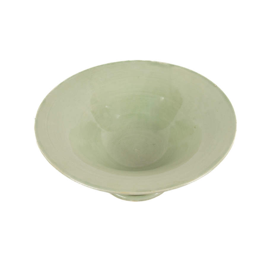 Large Chinese Celadon Pedestal Bowl-3