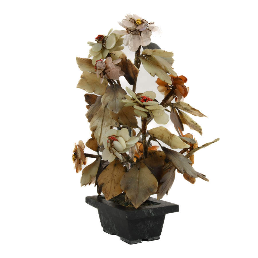 Chinese Jade and Stone Tree-6