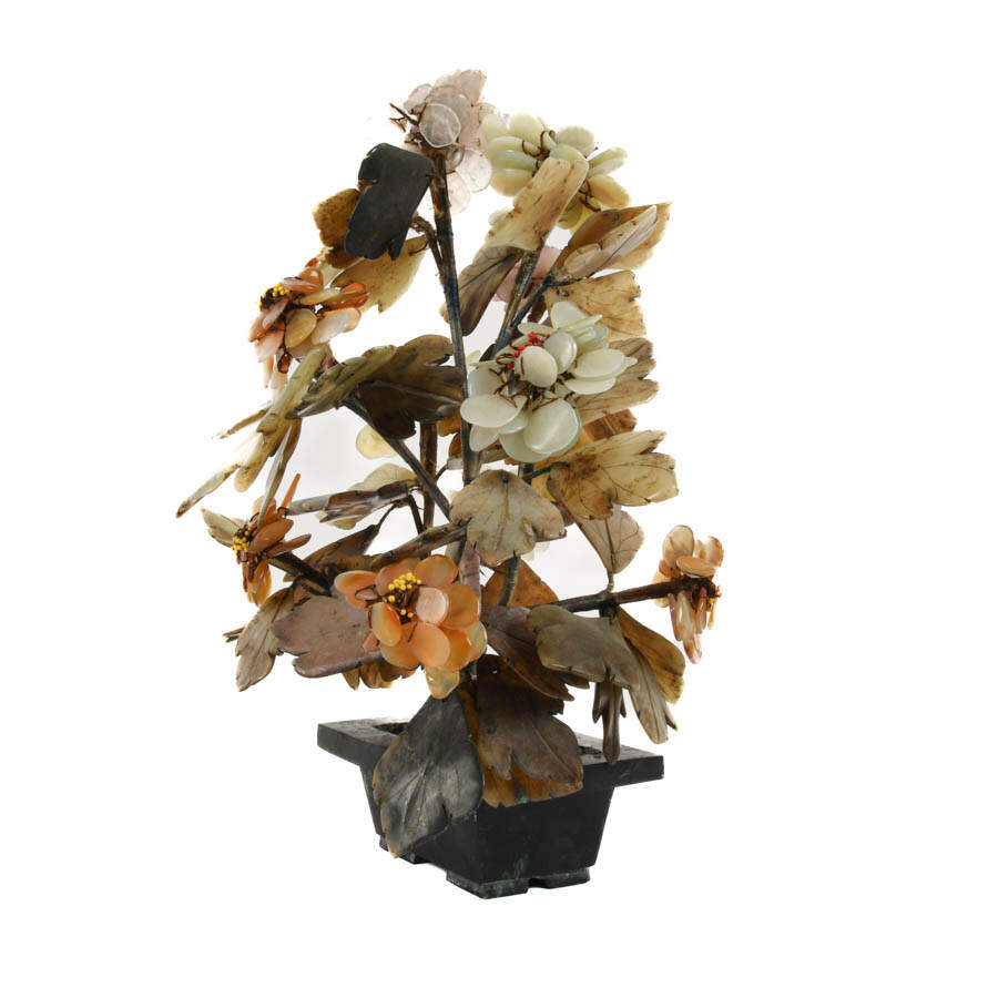 Chinese Jade and Stone Tree-4