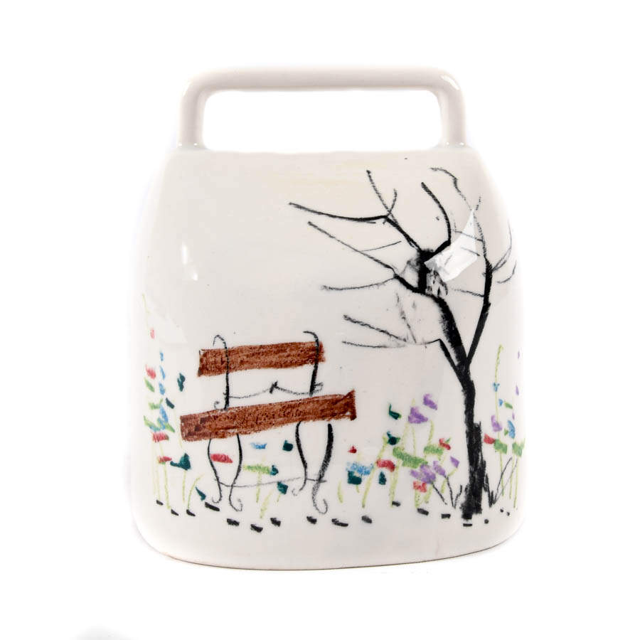 Italian Milvia Quadrifoglio Hand-Painted Bell-5