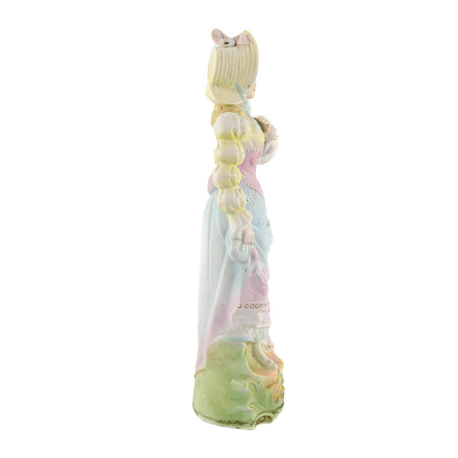 Bisque Victorian Lady Figurine-6
