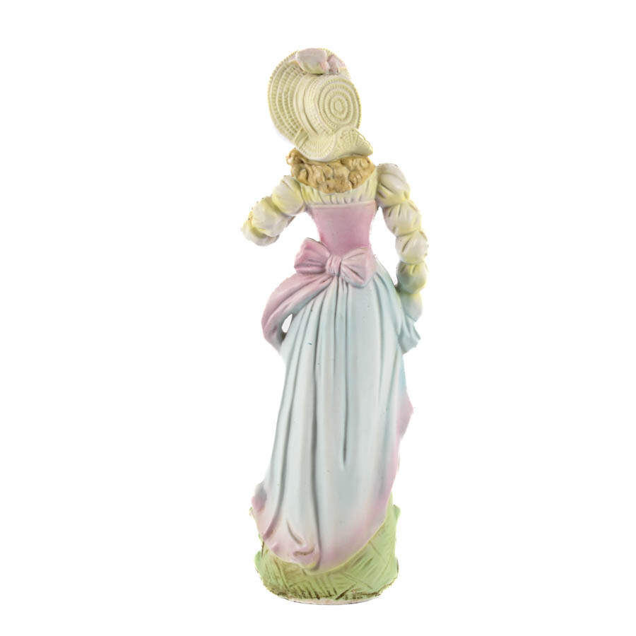 Bisque Victorian Lady Figurine-5