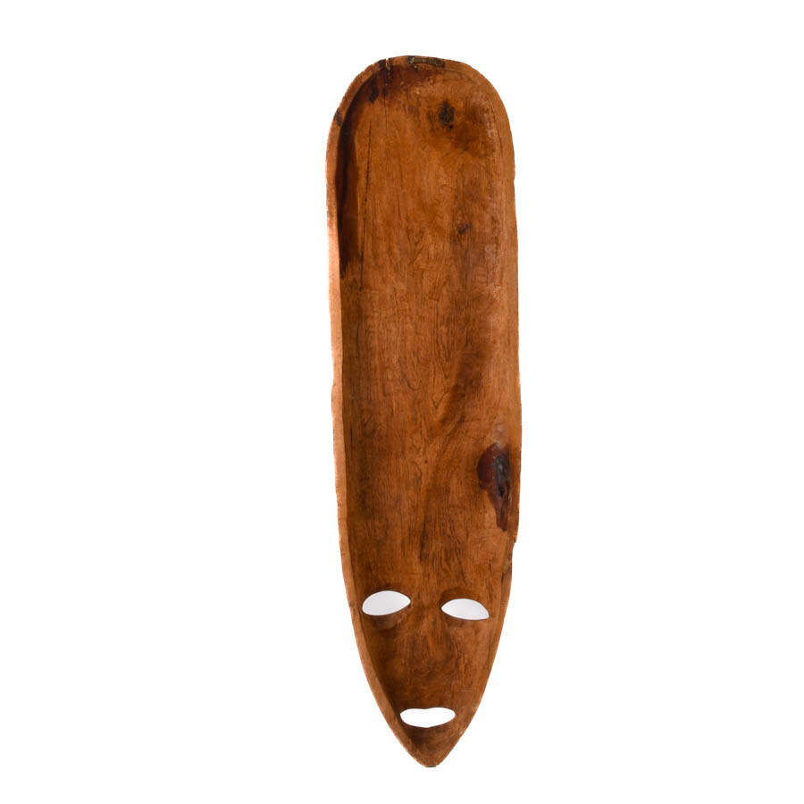 Large Carved Wood African Mask-7