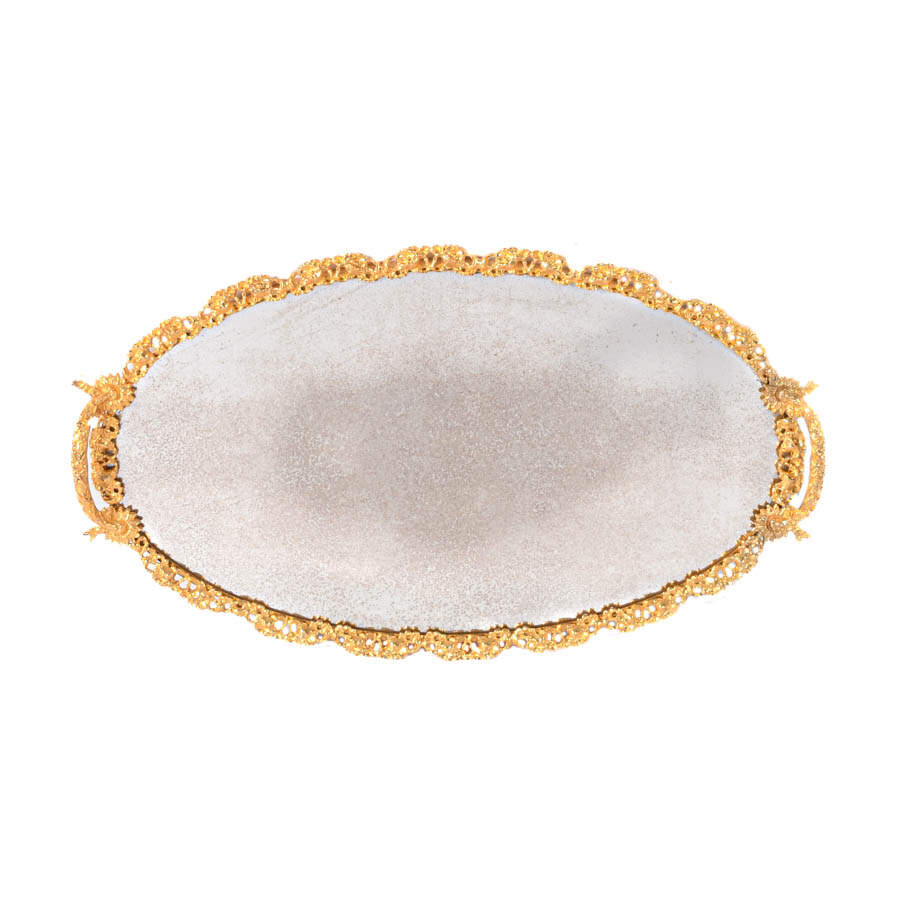 Ornate Vanity Dresser Tray Plateau-1