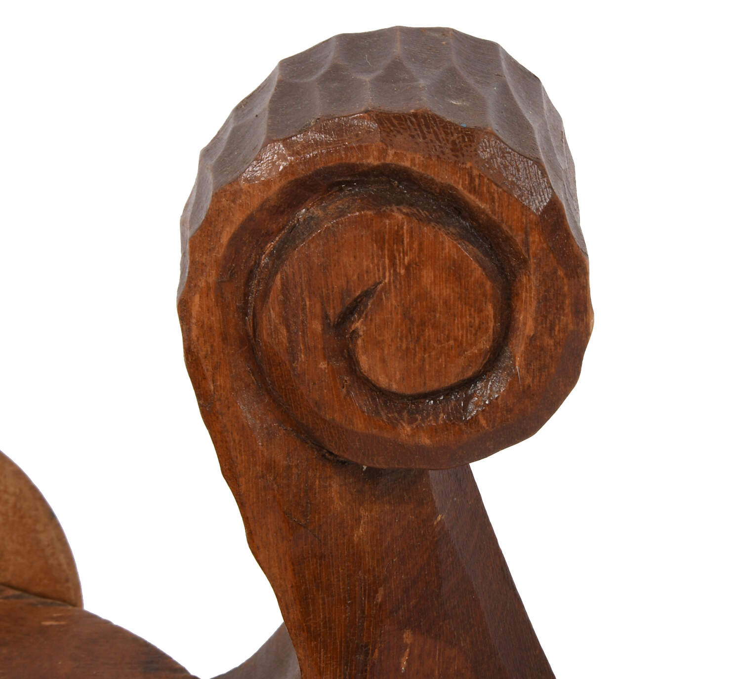 Swedish Hand-Carved Wood Viking Sail Ship-5