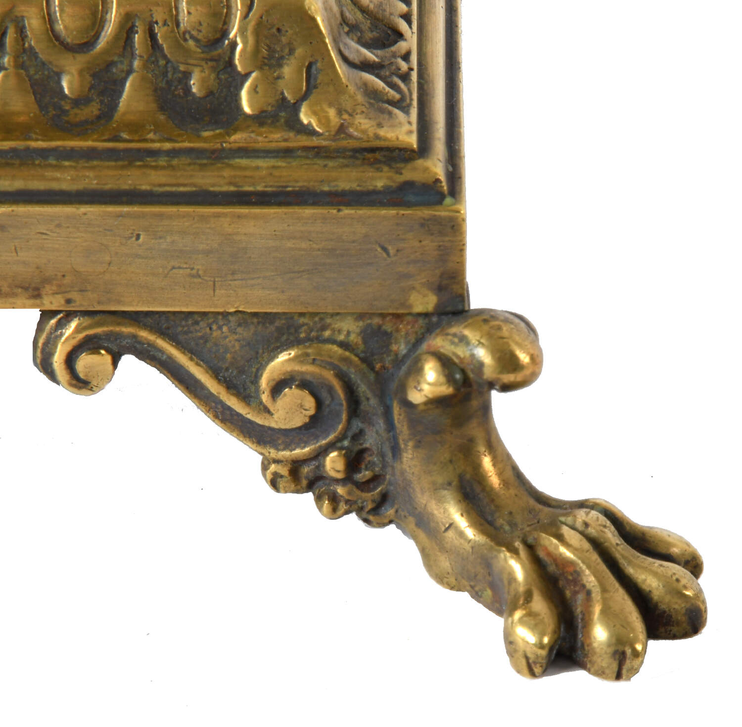 Antique Pair of French Doré Bronze Candleholders-2