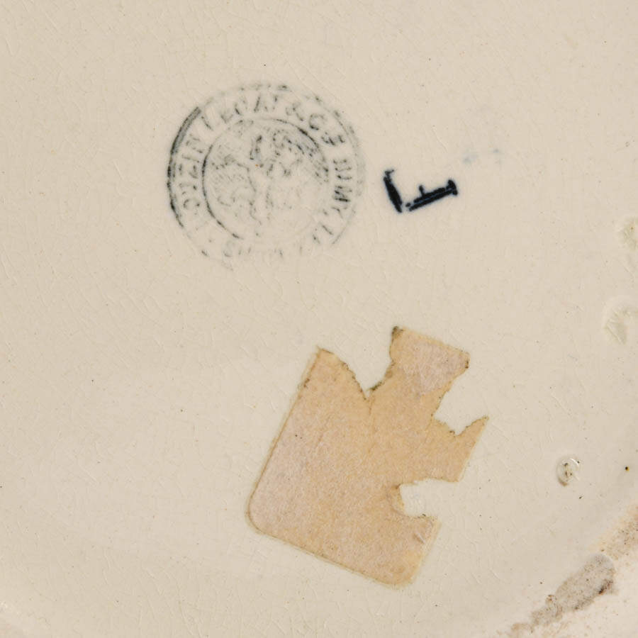 Victorian Ironstone Transferware Pitcher-6