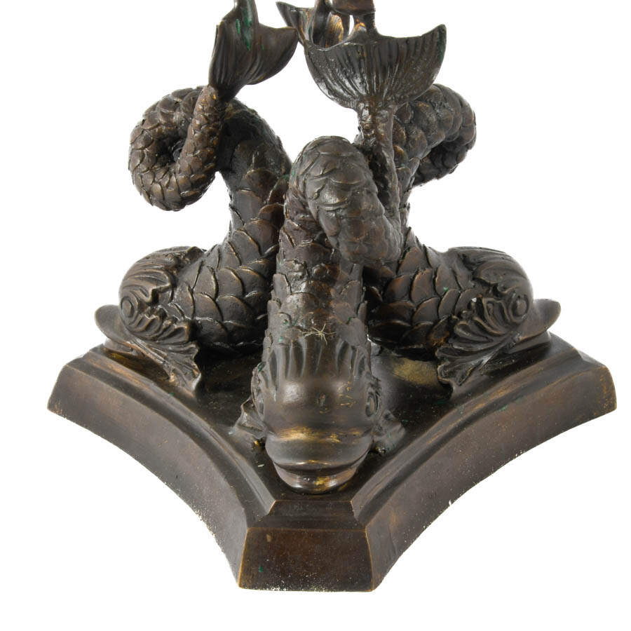 Bronze Empire-Style Three-Light Candelabra-3