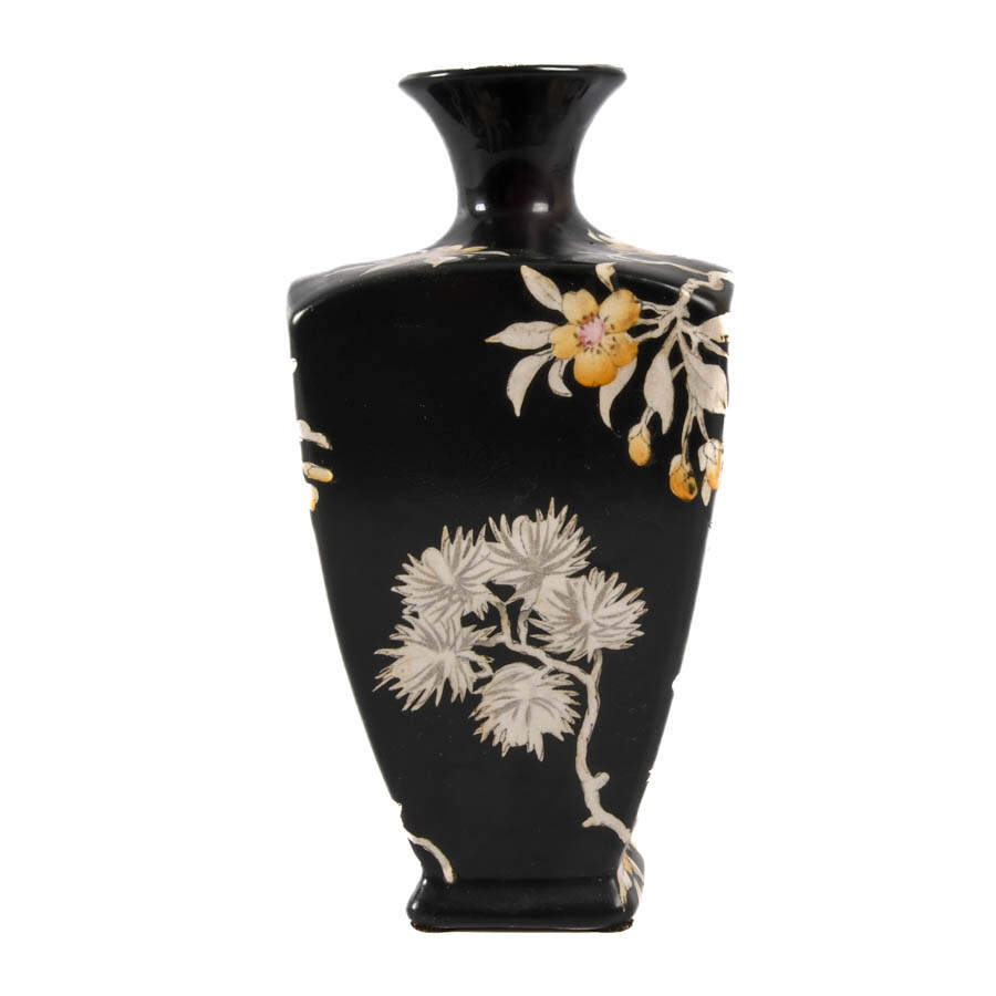 Winton China Crane and Floral Decorated Vase-5
