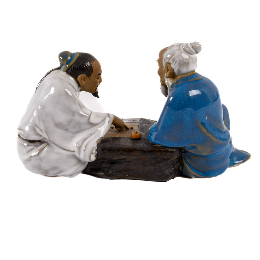Chinese Pottery Mudmen Statue-3