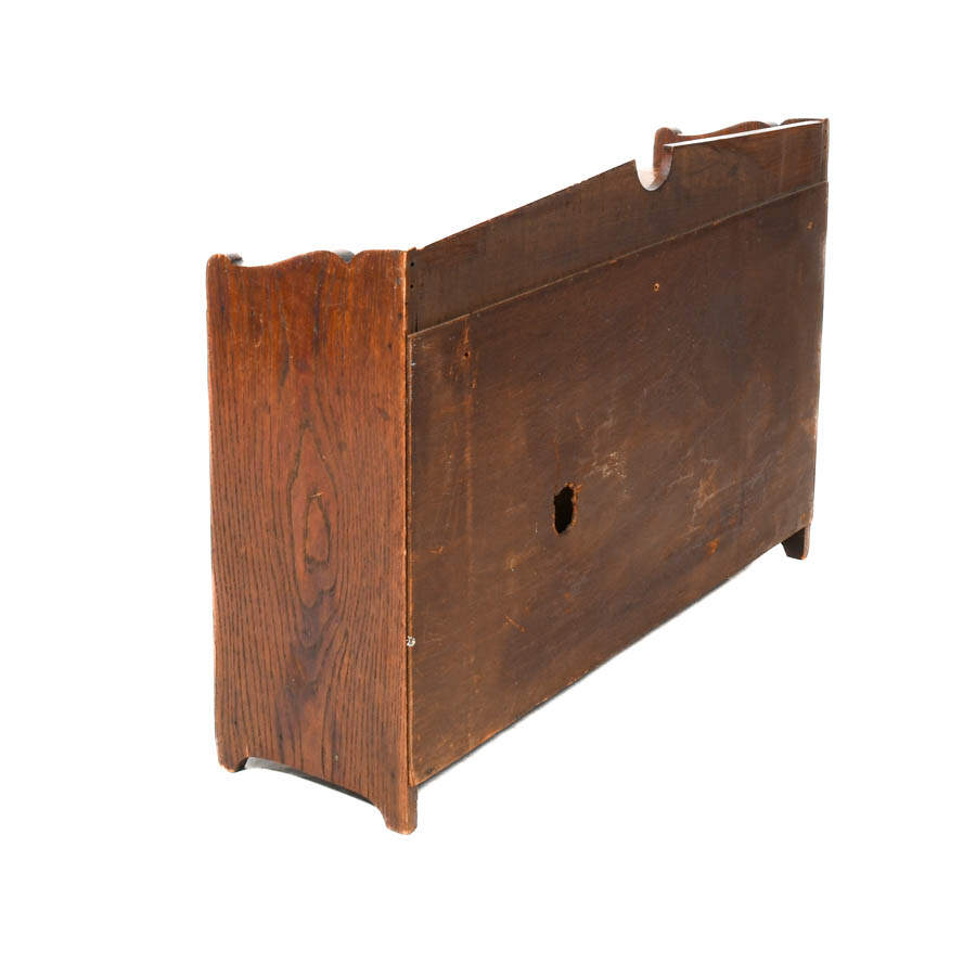 Amber Glass and Walnut Wall Display Cabinet-4