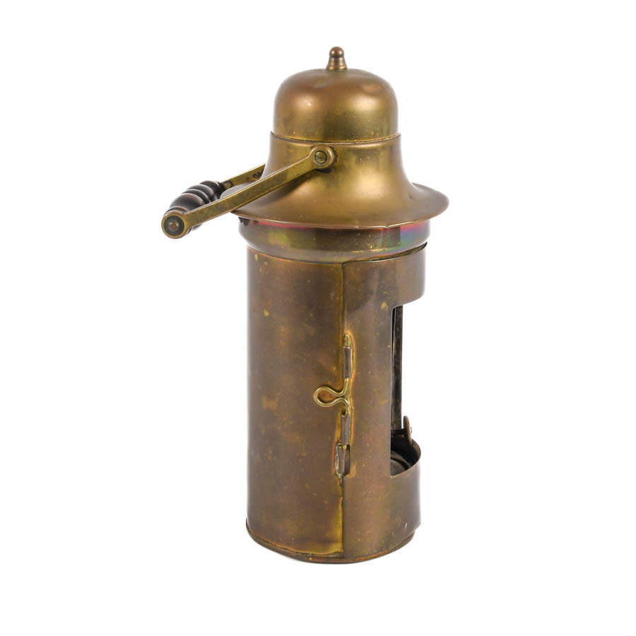 Antique Brass Ship's Lantern-4