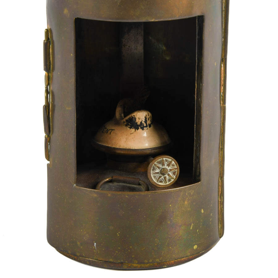 Antique Brass Ship's Lantern-3
