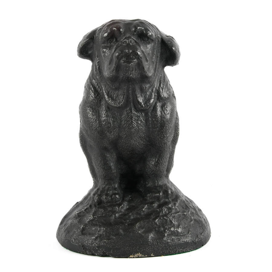 Cast Iron Bull Dog Doorstopper-1