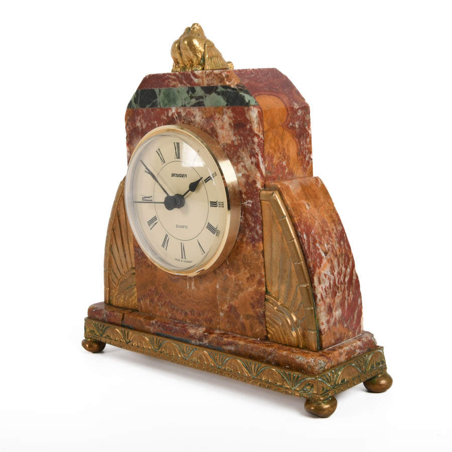 Stager Art Deco-Style Quartz Clock-4