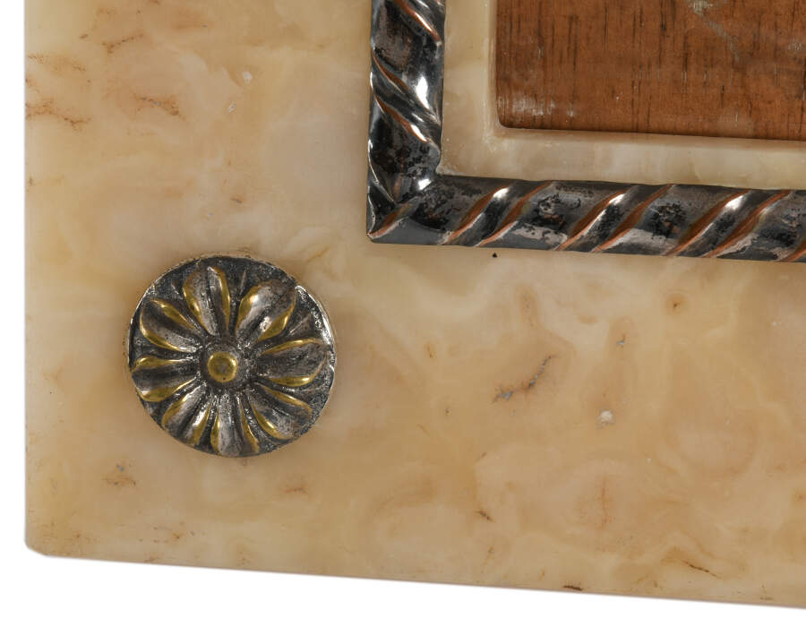Marble and Bronze Mount Picture Frame-6
