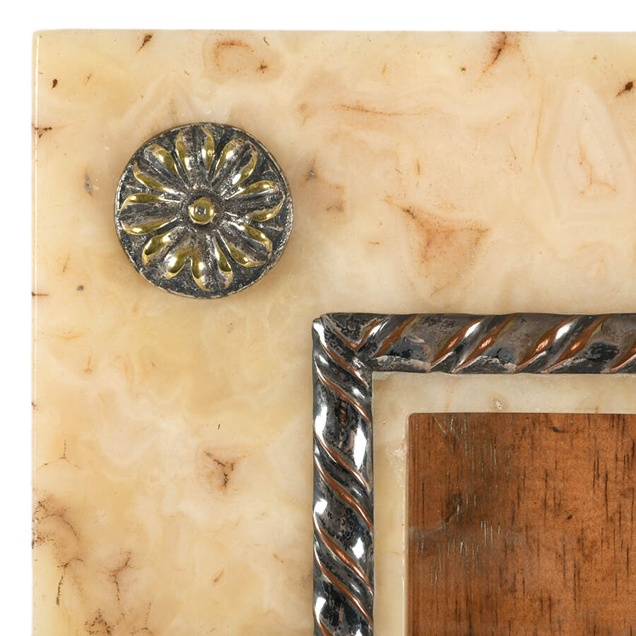 Marble and Bronze Mount Picture Frame-5