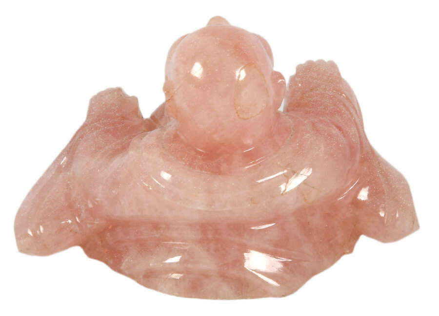 Carved Quartz Stone Buddha Sculpture-2