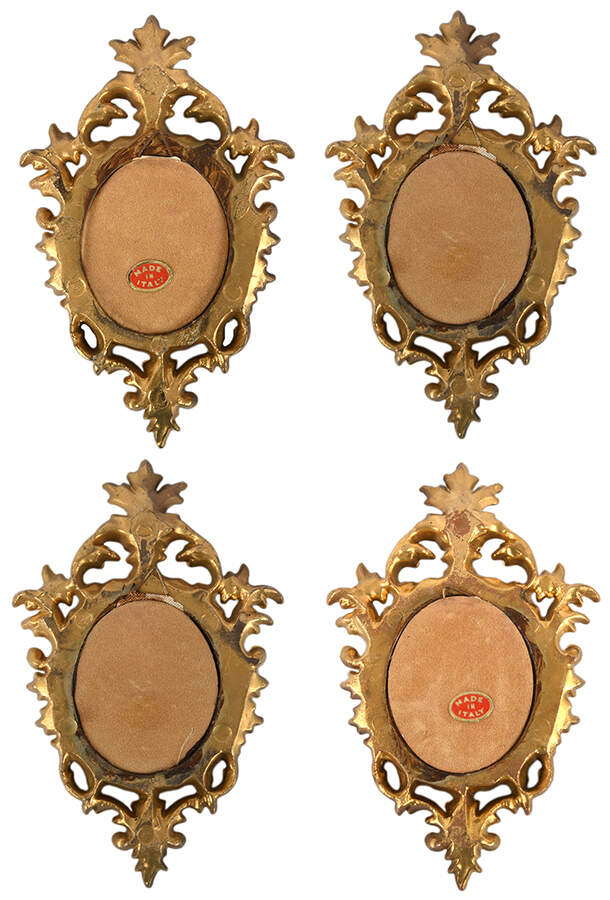 Four Miniature Gilt Wood Frames-2