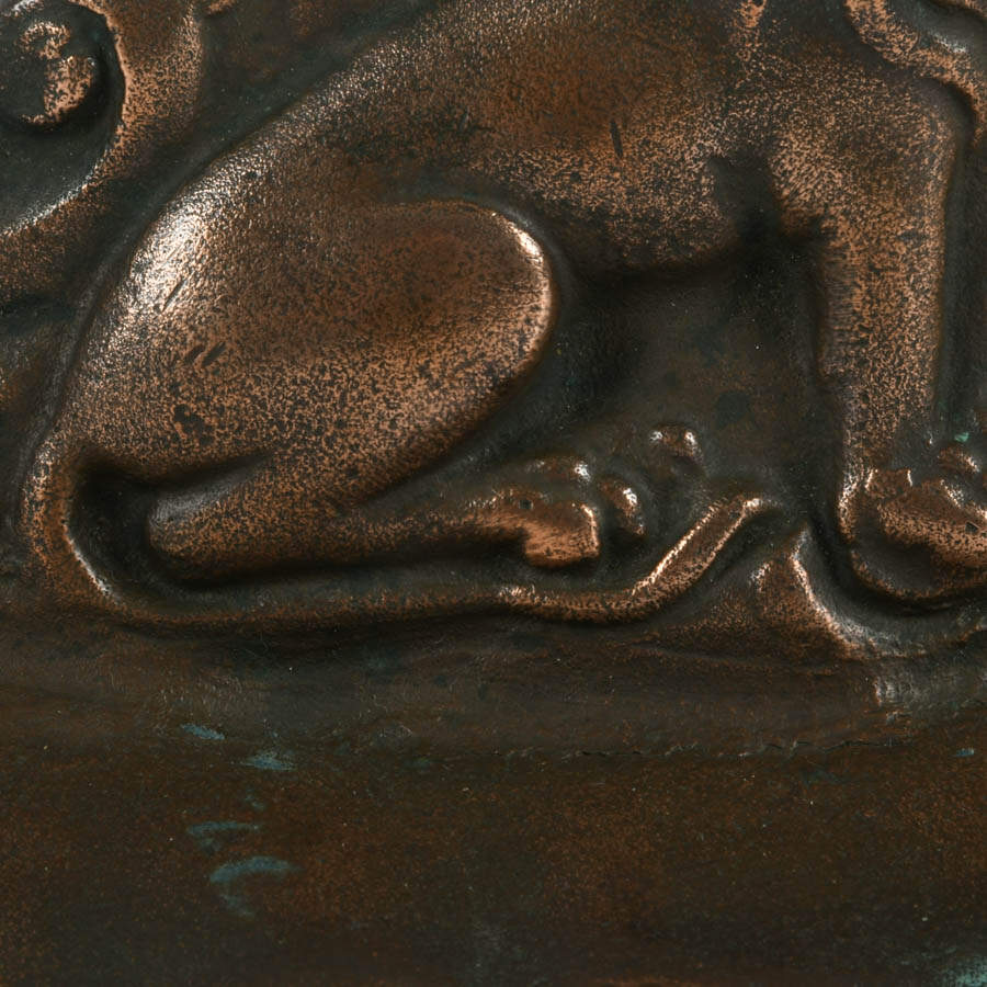 Cast Bronze Lion Doorstop-5