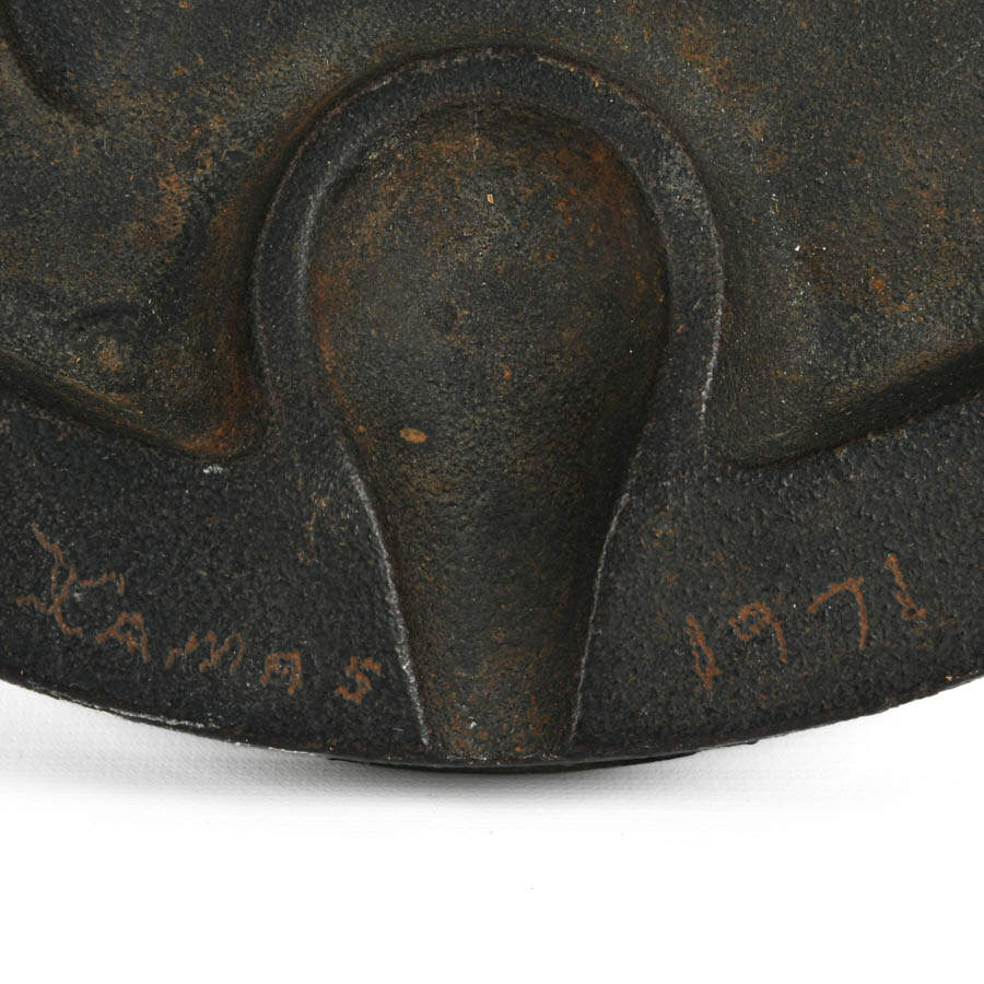 Large Cast Iron Horse Design Cigar Holder Ashtray-3