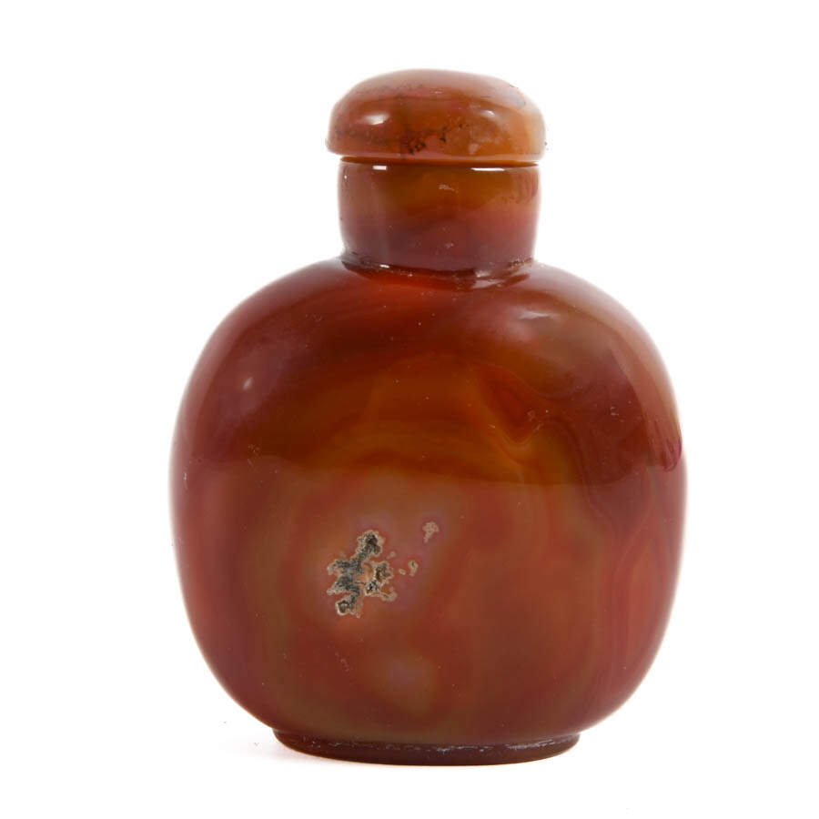 Antique Large Agate Chinese Snuff-1